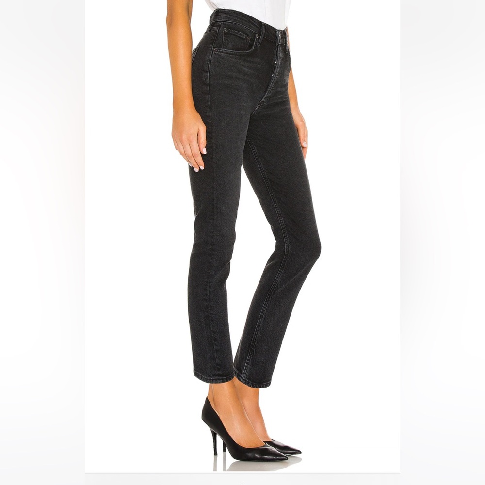 Agolde Riley High Rise Straight Jeans